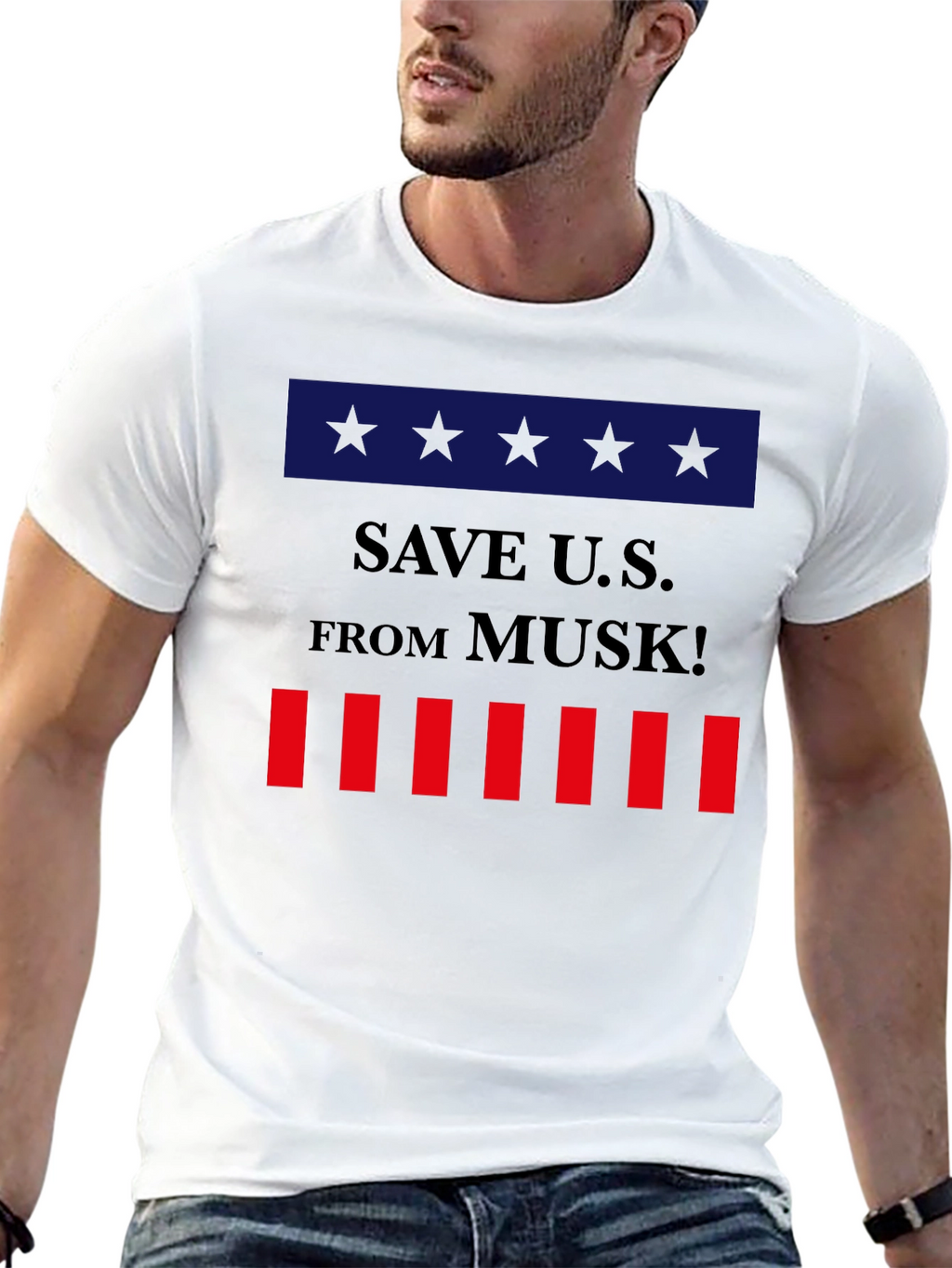 Save U.S. From Musk! Graphic T-Shirt