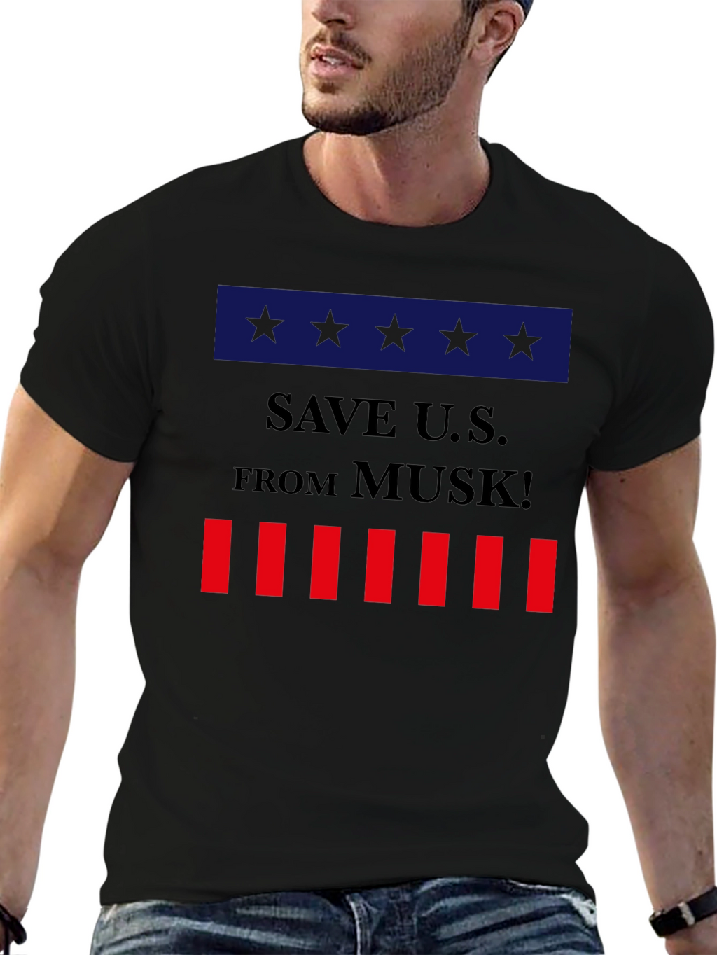 Save U.S. From Musk! Graphic T-Shirt
