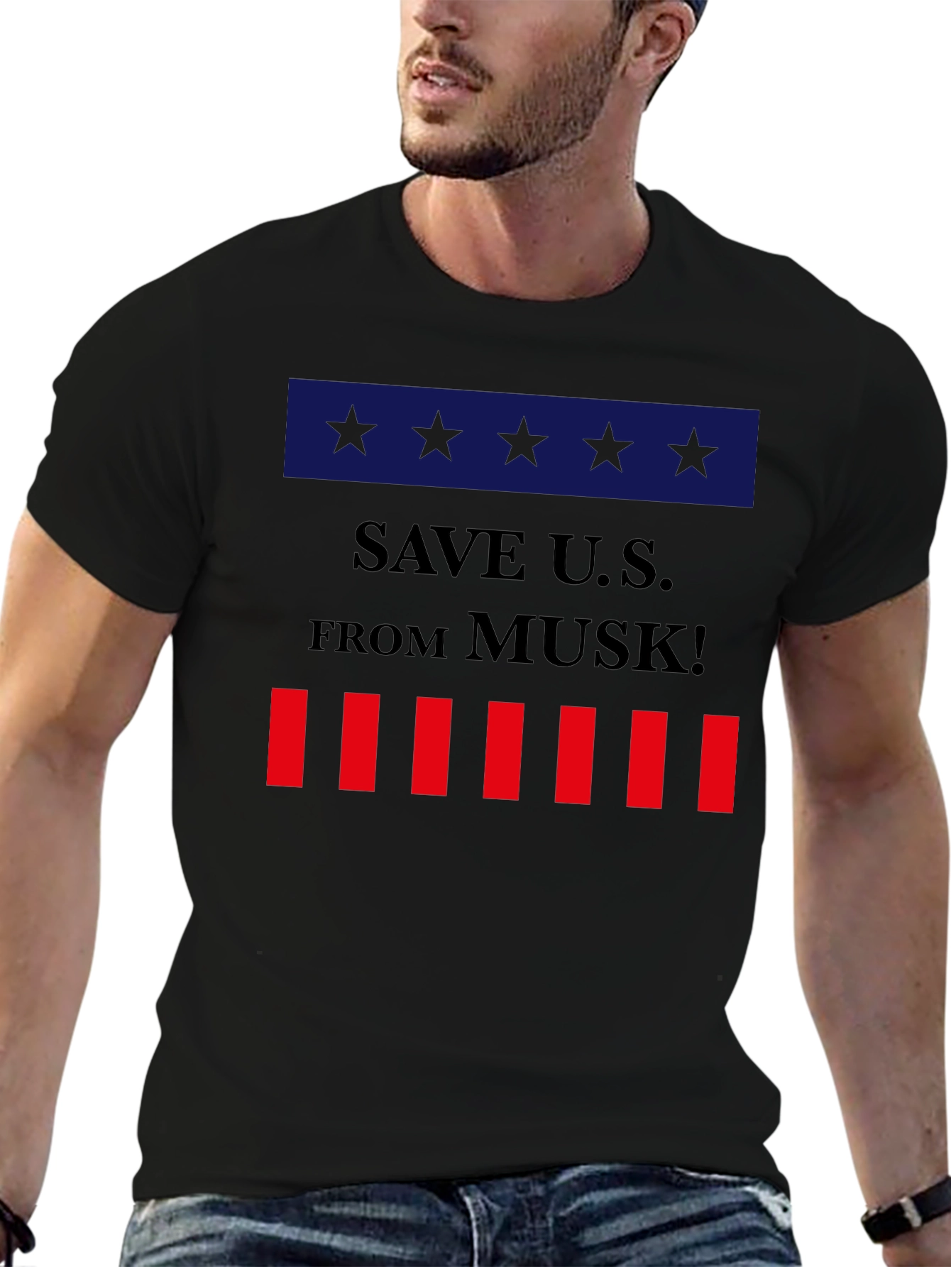 Save U.S. From Musk! Graphic T-Shirt
