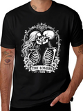 The Lovers Skeleton Graphic T-Shirt