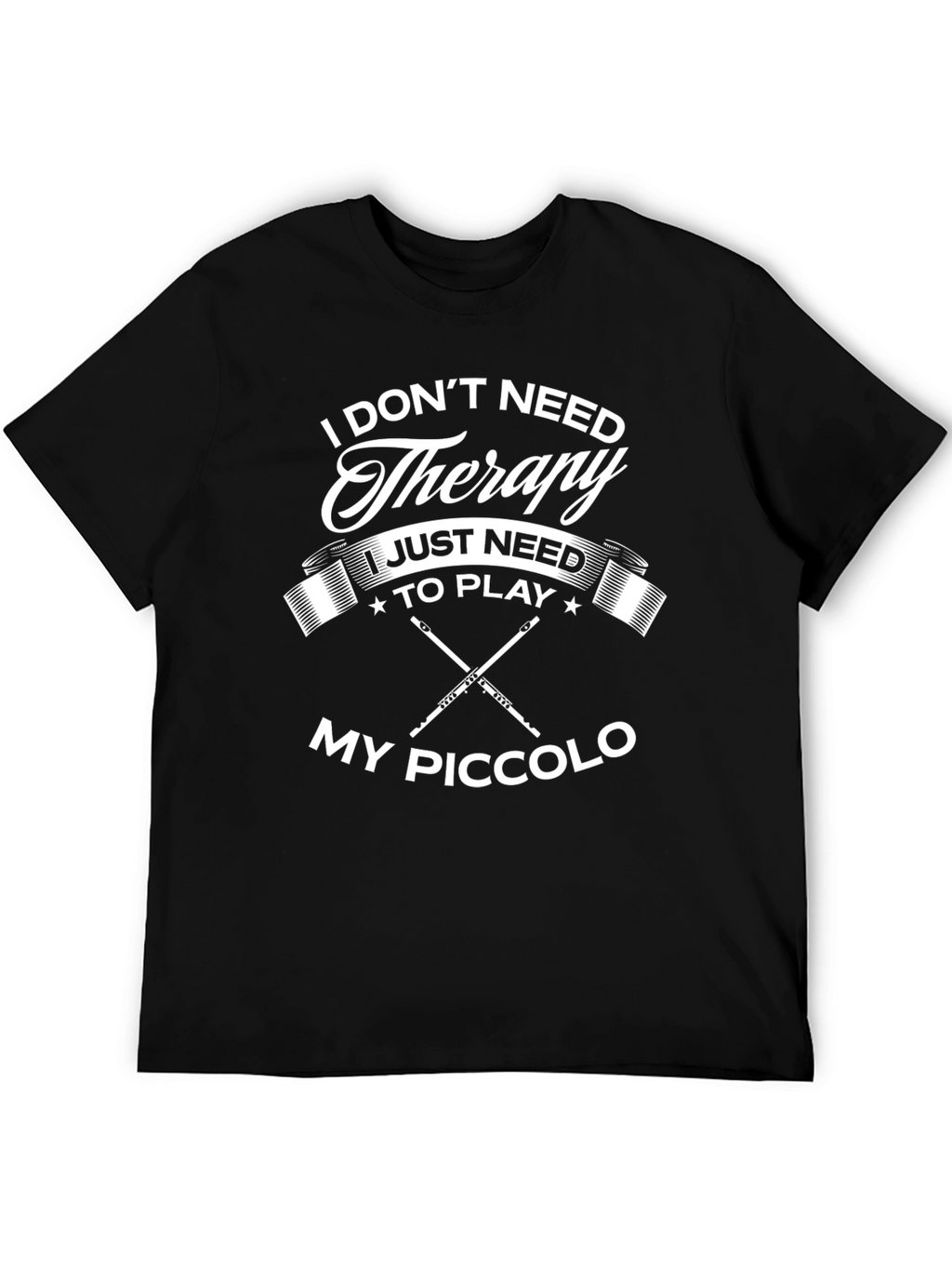 Therapy Piccolo Player Black T-Shirt