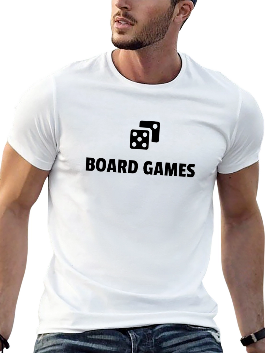 Board Games T-Shirt - Casual Black Tee