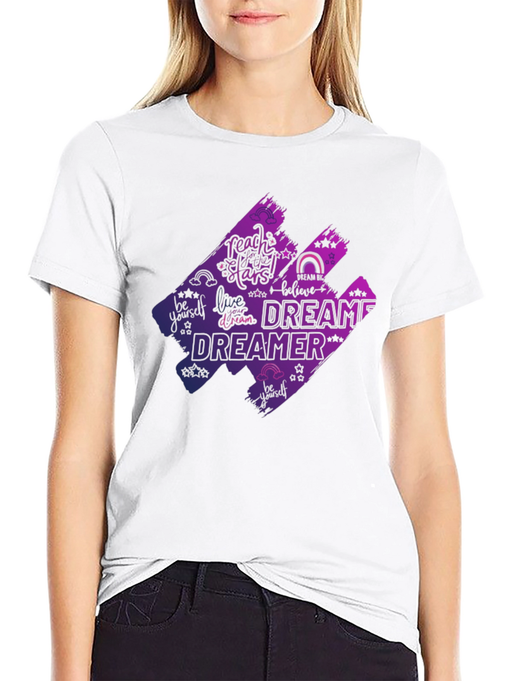 Dreamer Graphic T-Shirt - Black Cotton Tee