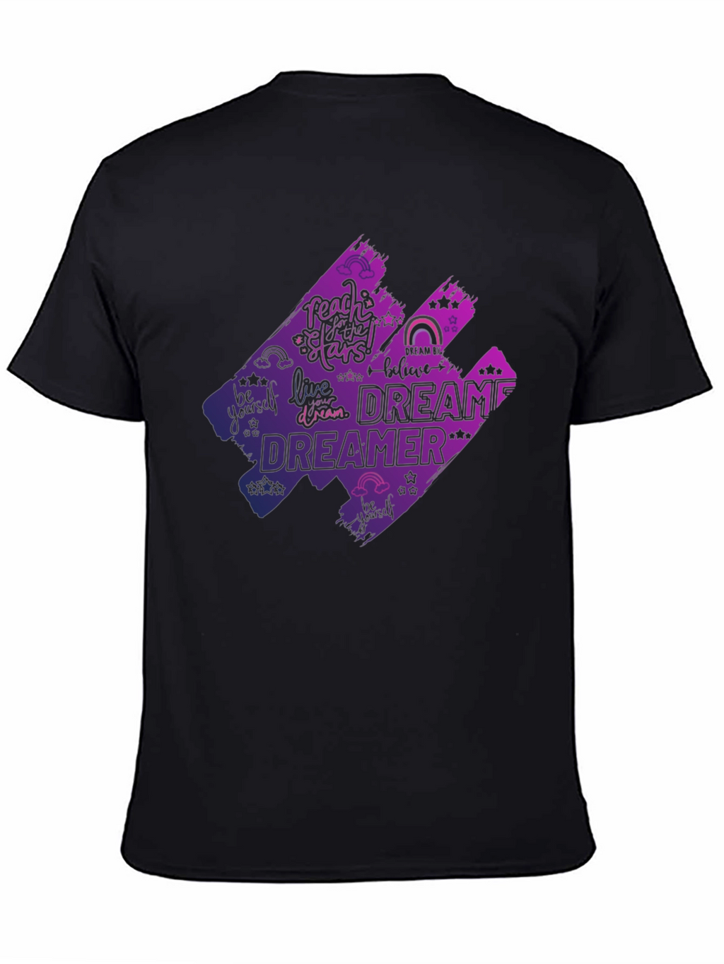 Dreamer Graphic T-Shirt - Black Cotton Tee