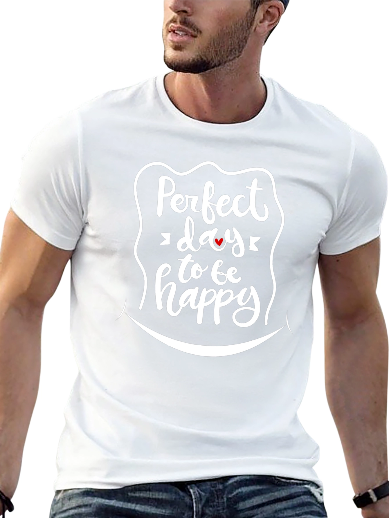 Perfect Day to be Happy Graphic Tee