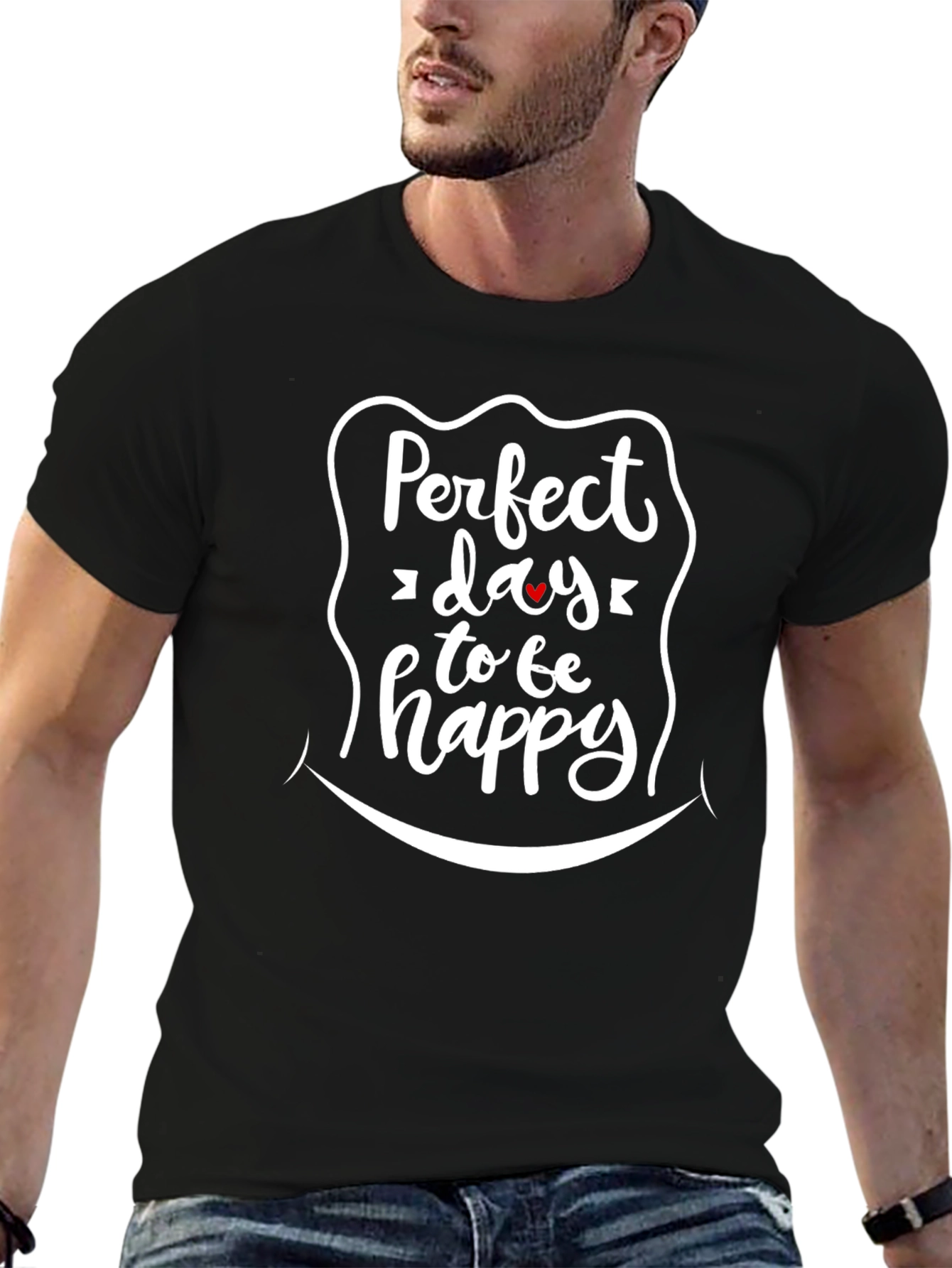 Perfect Day to be Happy Graphic Tee