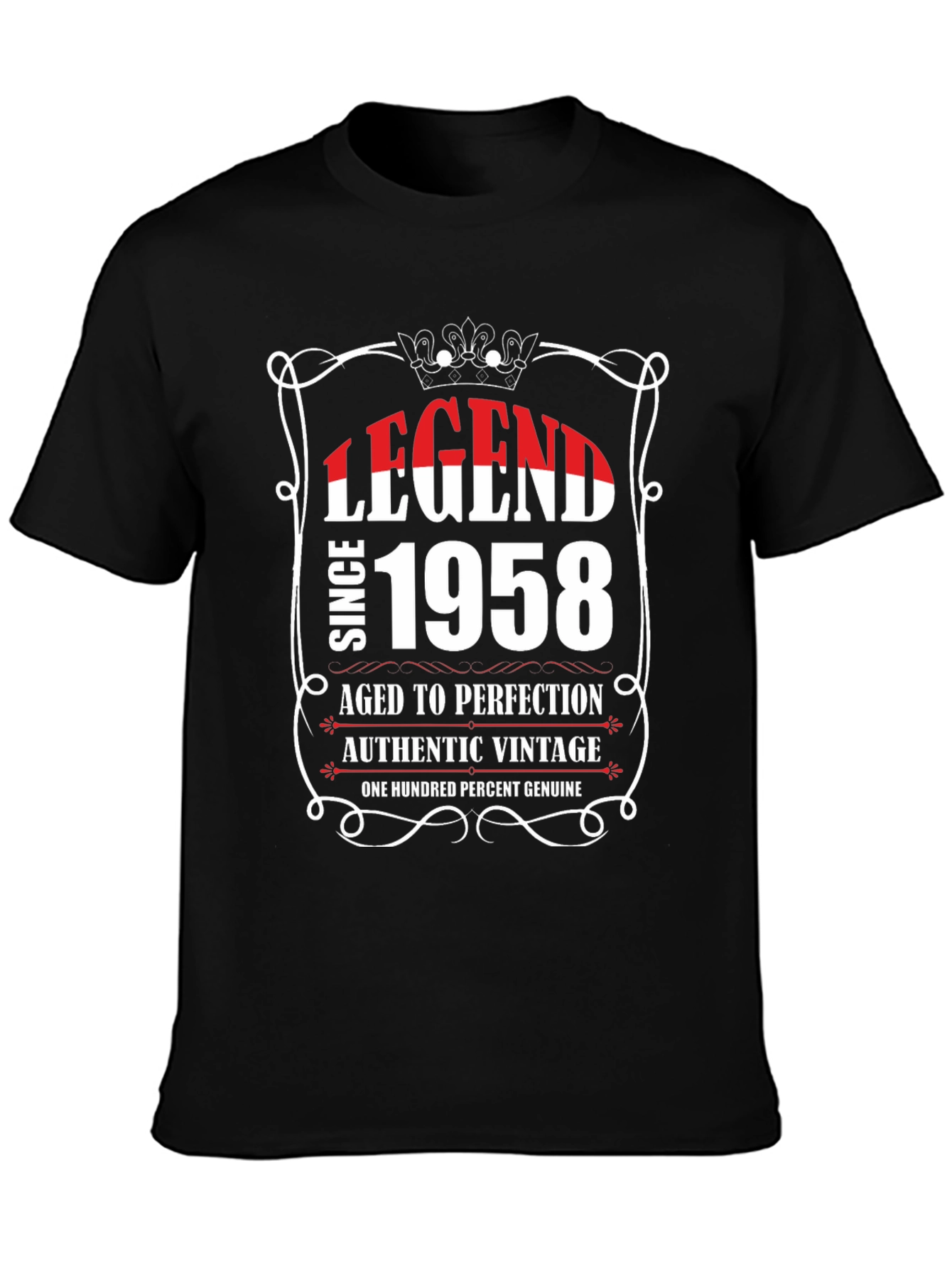 Legend Since 1958 T-Shirt - Aged To Perfection Vintage Tee