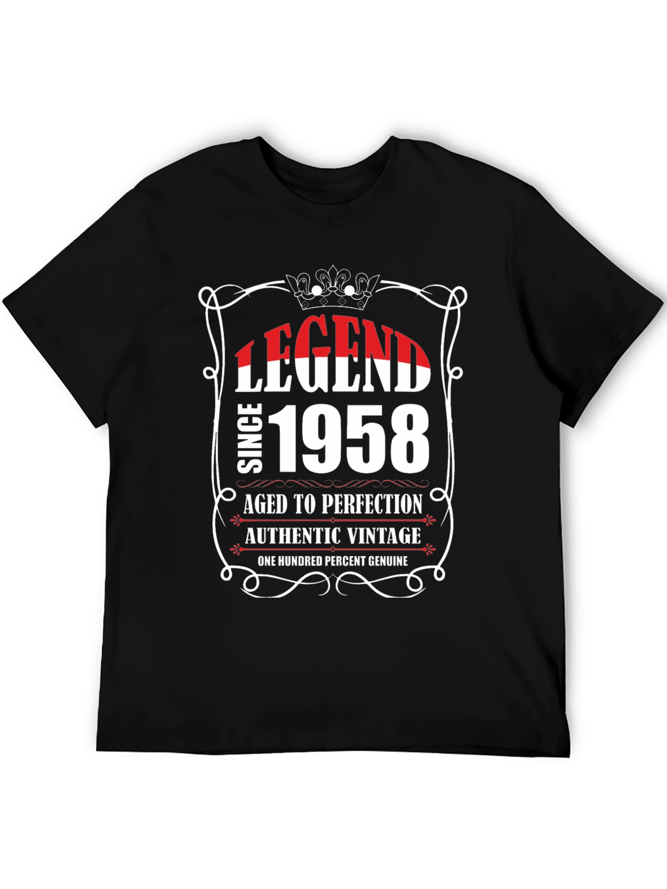 Legend Since 1958 T-Shirt - Aged To Perfection Vintage Tee