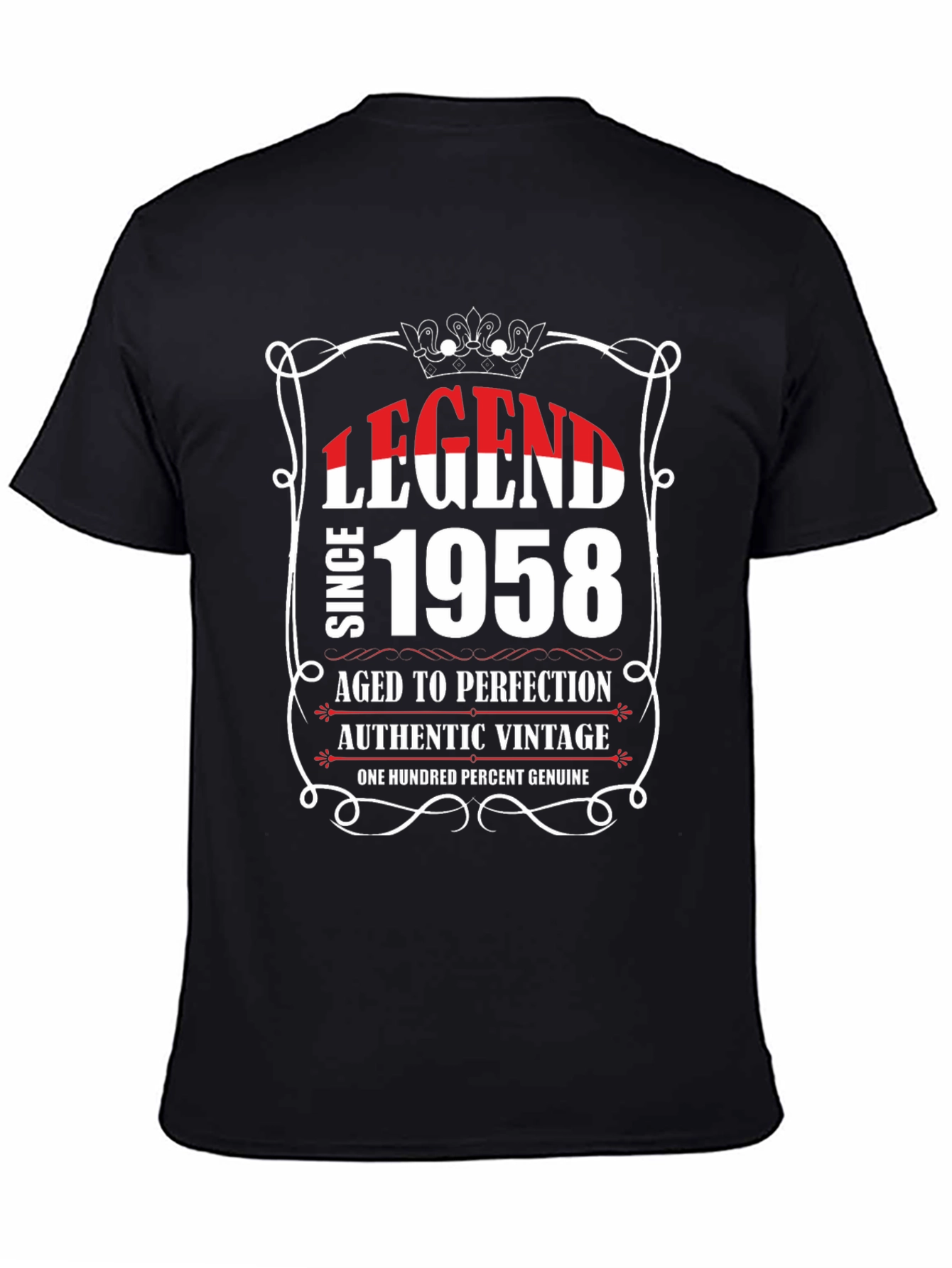 Legend Since 1958 T-Shirt - Aged To Perfection Vintage Tee