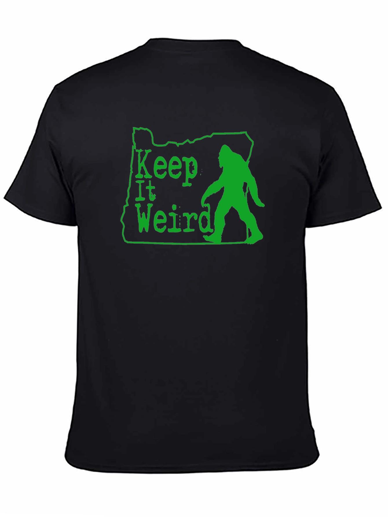 Keep It Weird Oregon Bigfoot Graphic T-Shirt