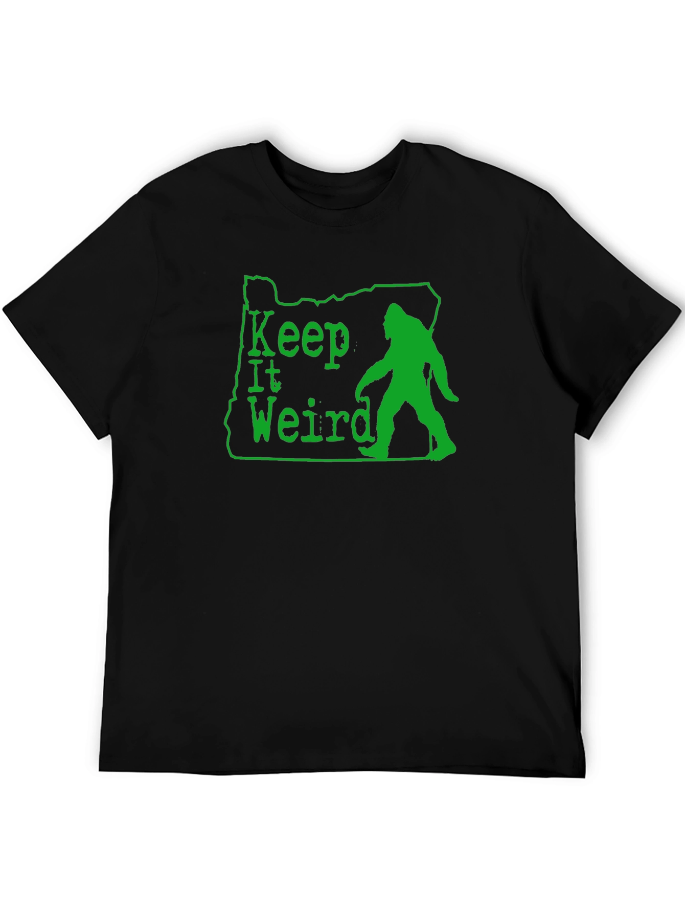 Keep It Weird Oregon Bigfoot Graphic T-Shirt
