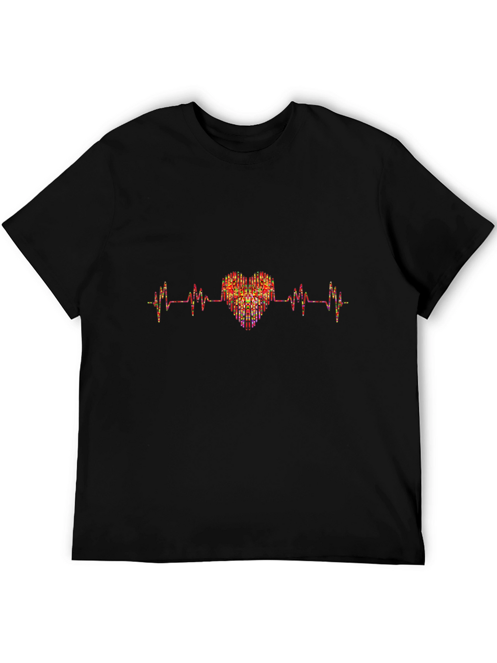 Heartbeat Heart T-Shirt - Stylish Graphic Tee