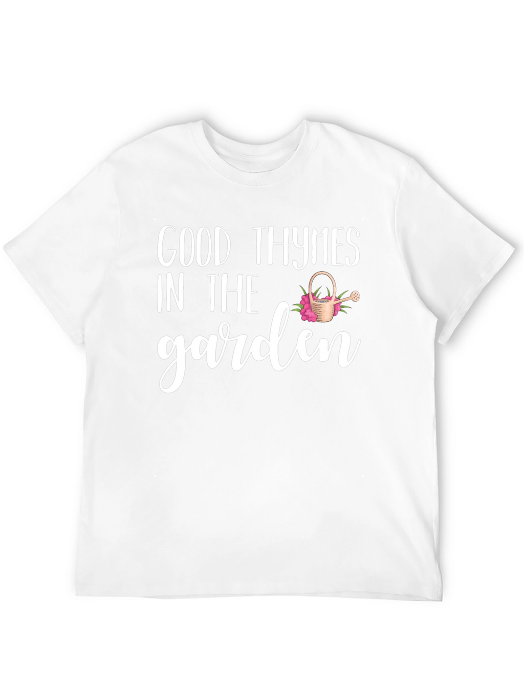 Good Thymes in the Garden Black T-Shirt