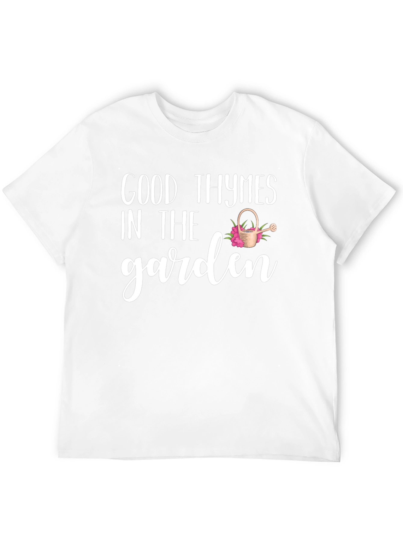 Good Thymes in the Garden Black T-Shirt