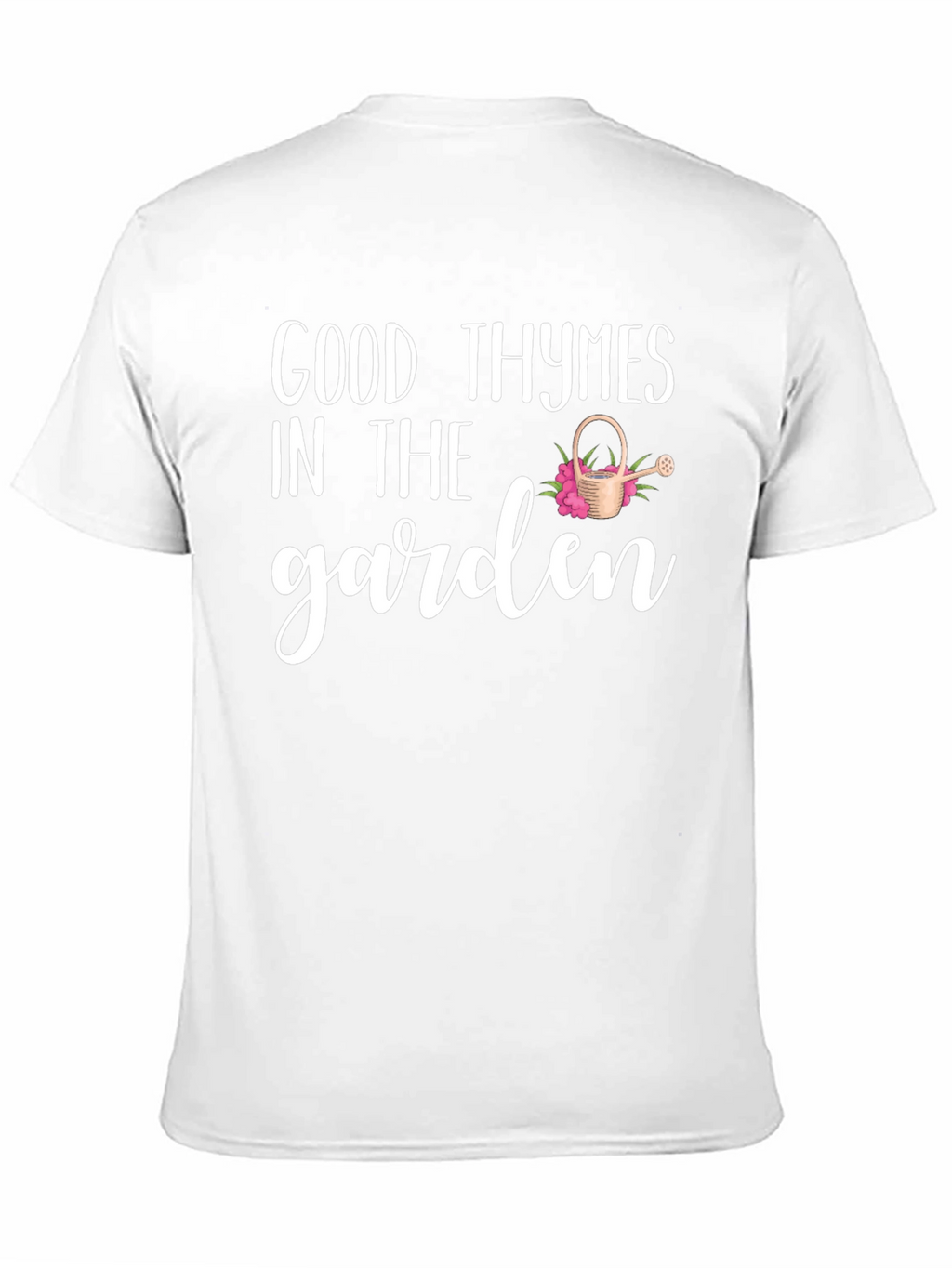 Good Thymes in the Garden Black T-Shirt