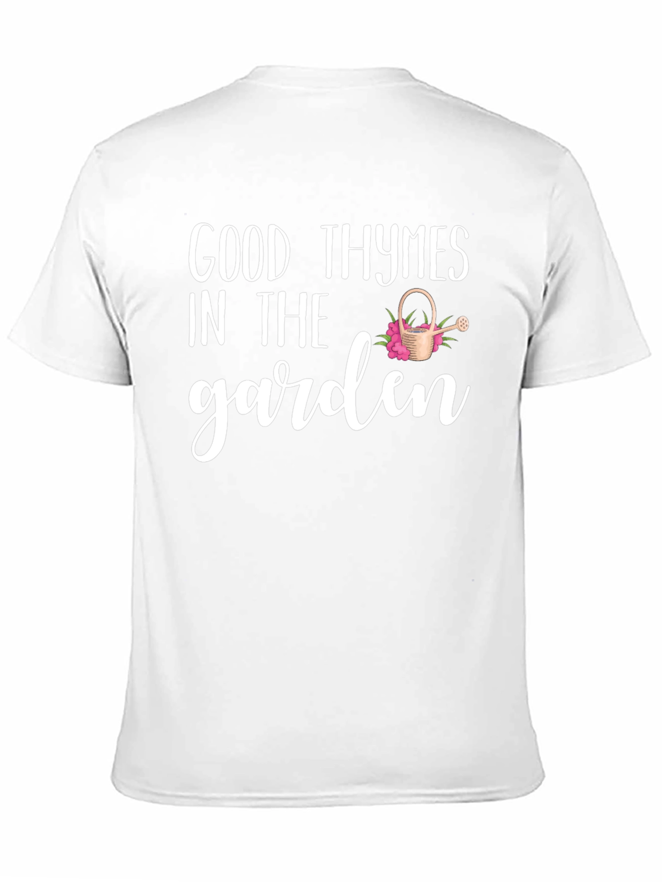 Good Thymes in the Garden Black T-Shirt