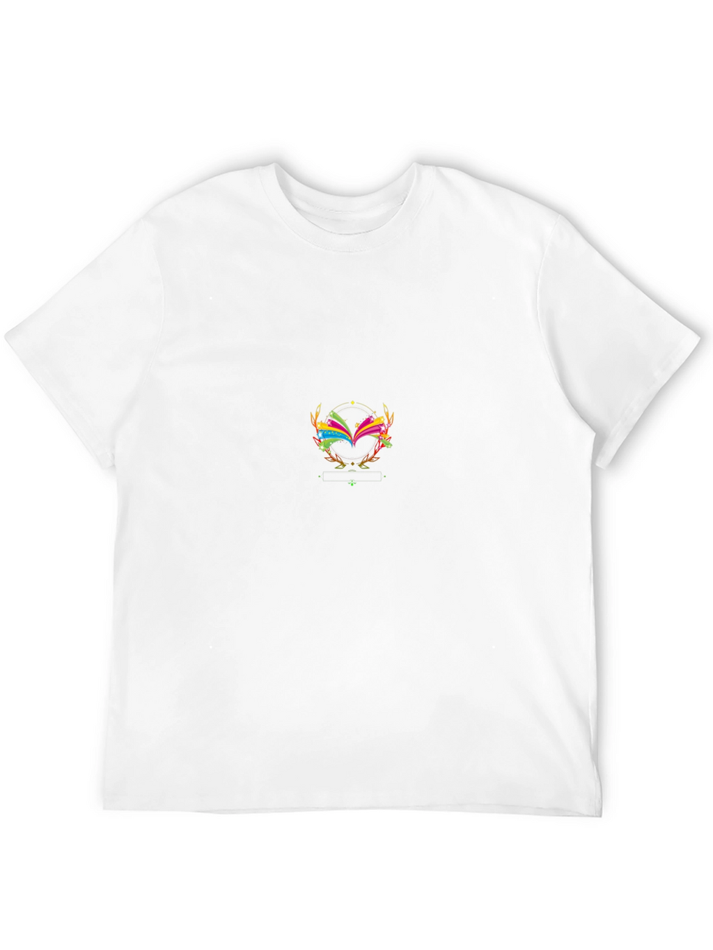 Abstract Graphic Tee - Stylish Black T-Shirt