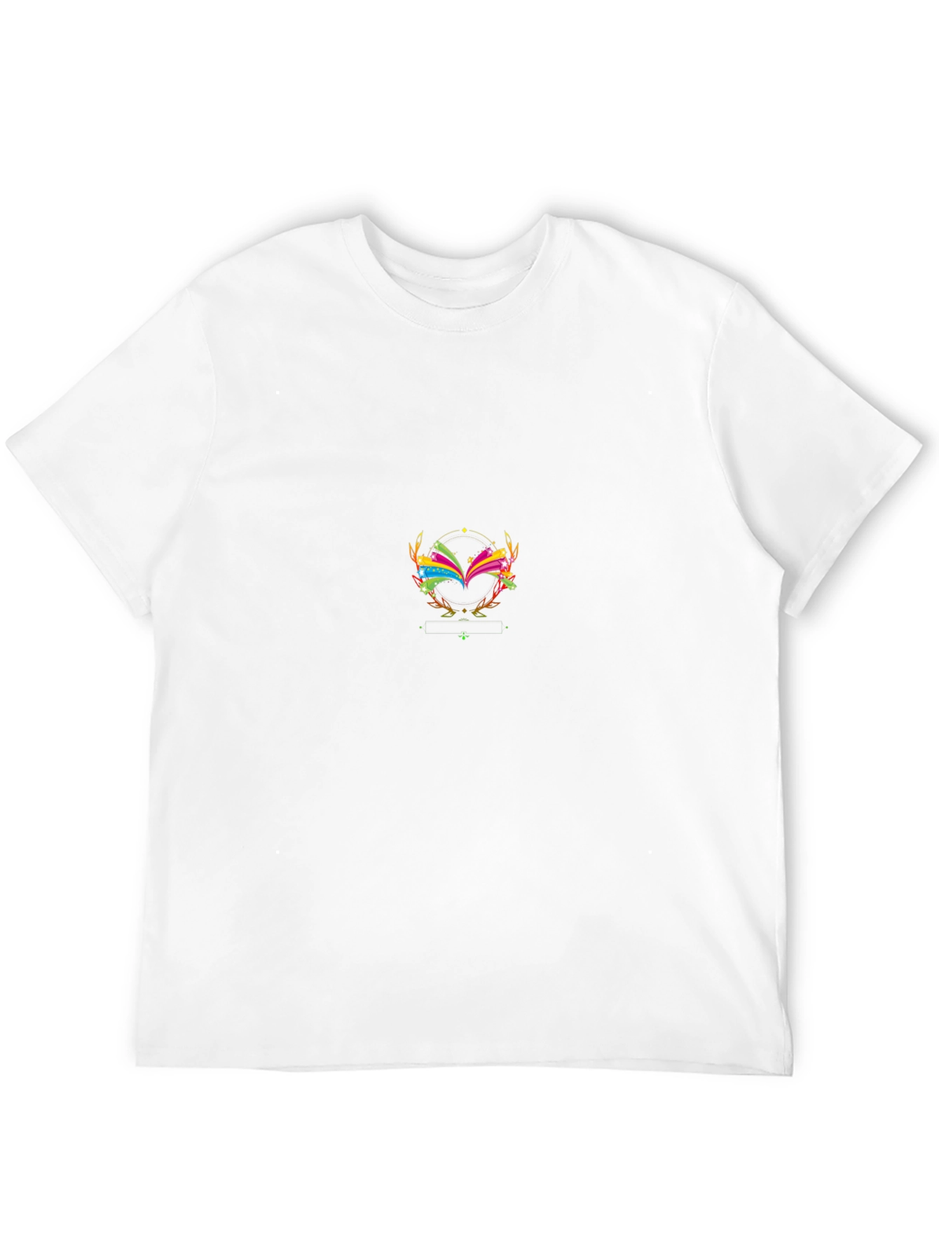 Abstract Graphic Tee - Stylish Black T-Shirt