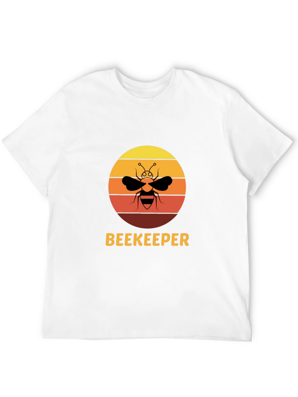 Beekeeper Bee Sunset Graphic T-Shirt