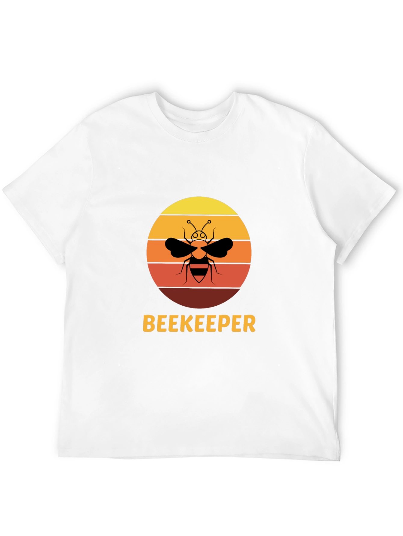 Beekeeper Bee Sunset Graphic T-Shirt