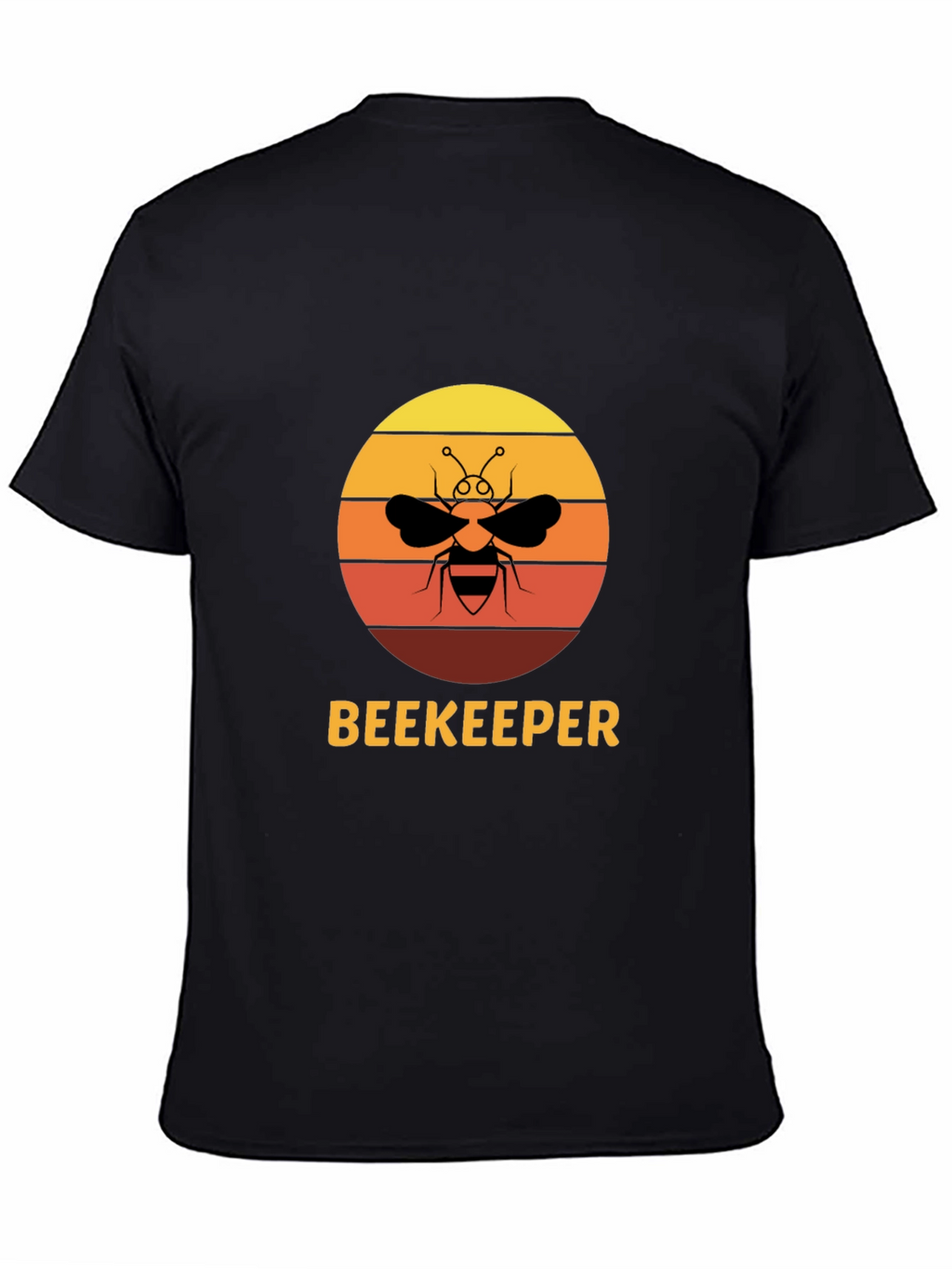 Beekeeper Bee Sunset Graphic T-Shirt