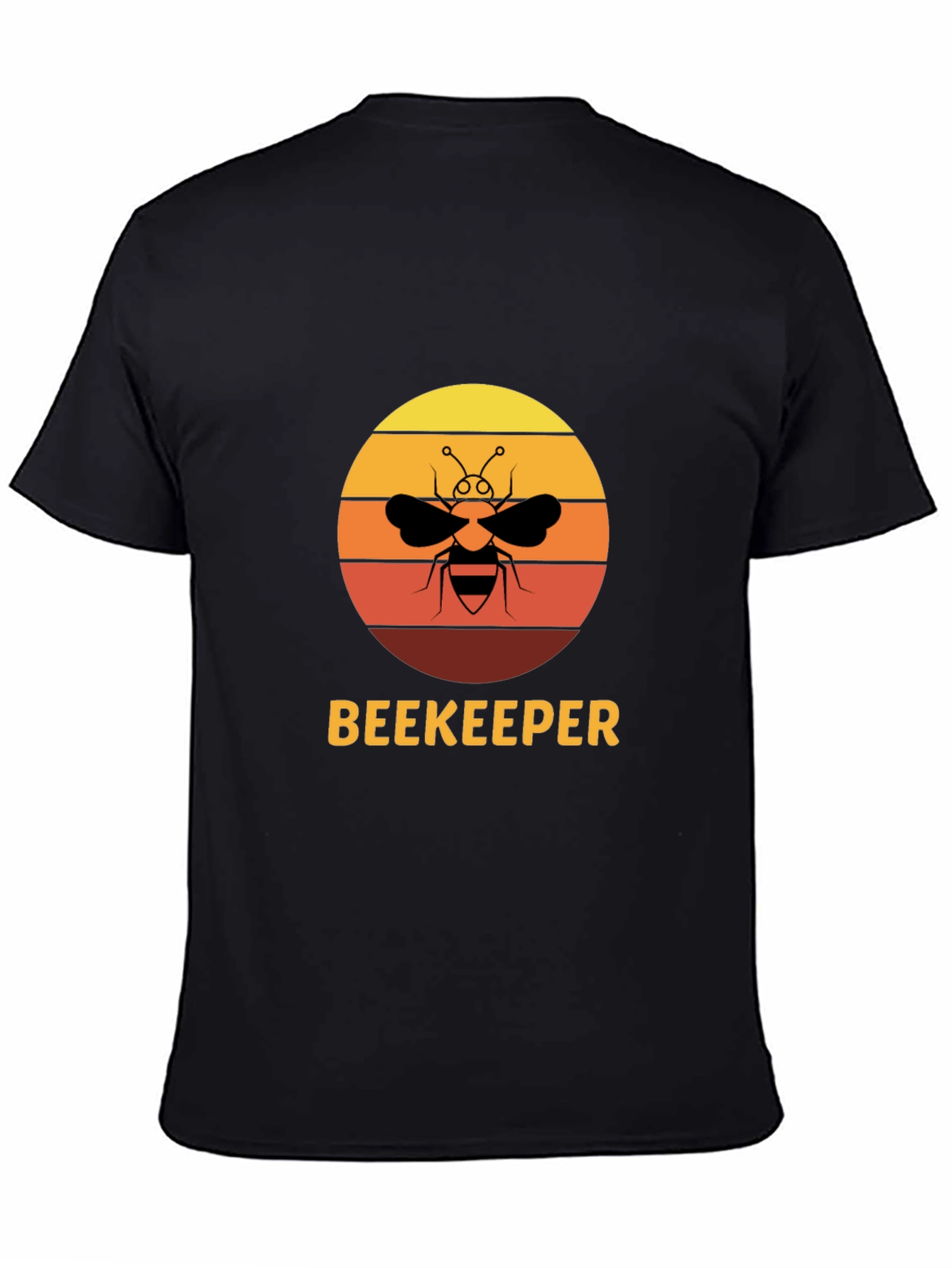 Beekeeper Bee Sunset Graphic T-Shirt