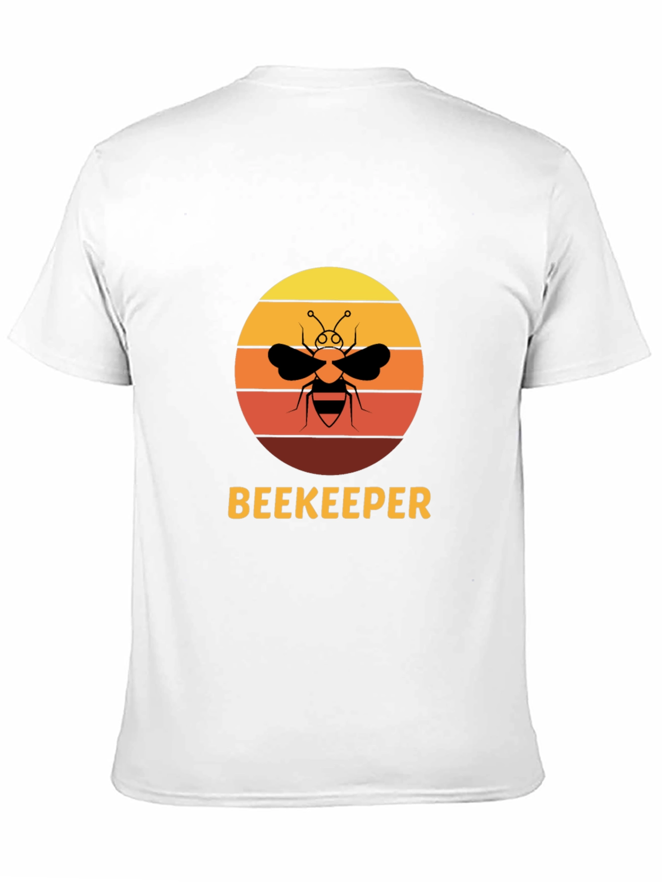 Beekeeper Bee Sunset Graphic T-Shirt