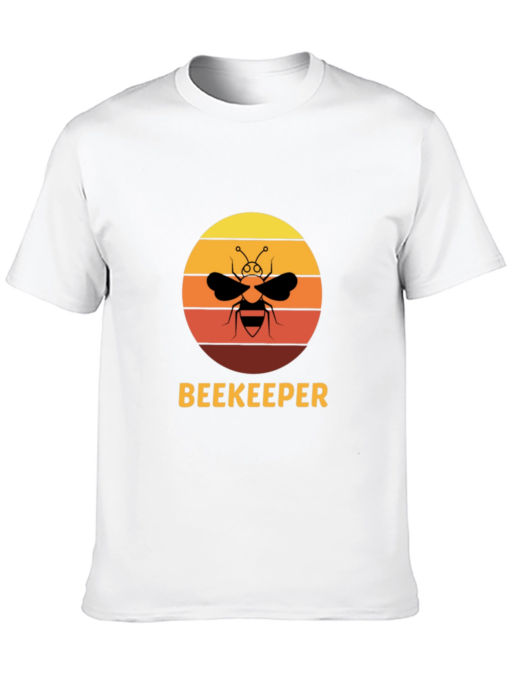 Beekeeper Bee Sunset Graphic T-Shirt