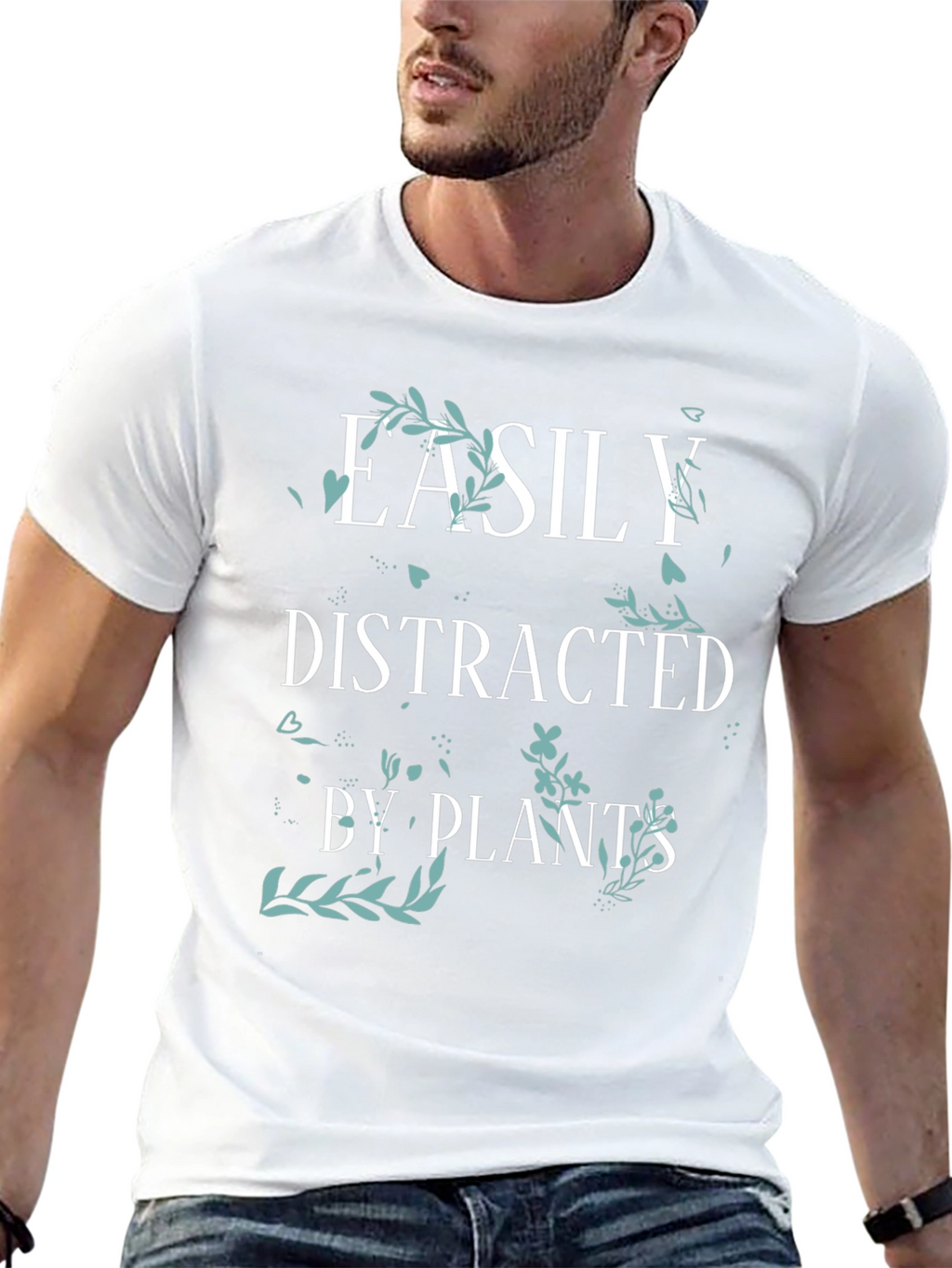Easily Distracted by Plants Graphic Tee