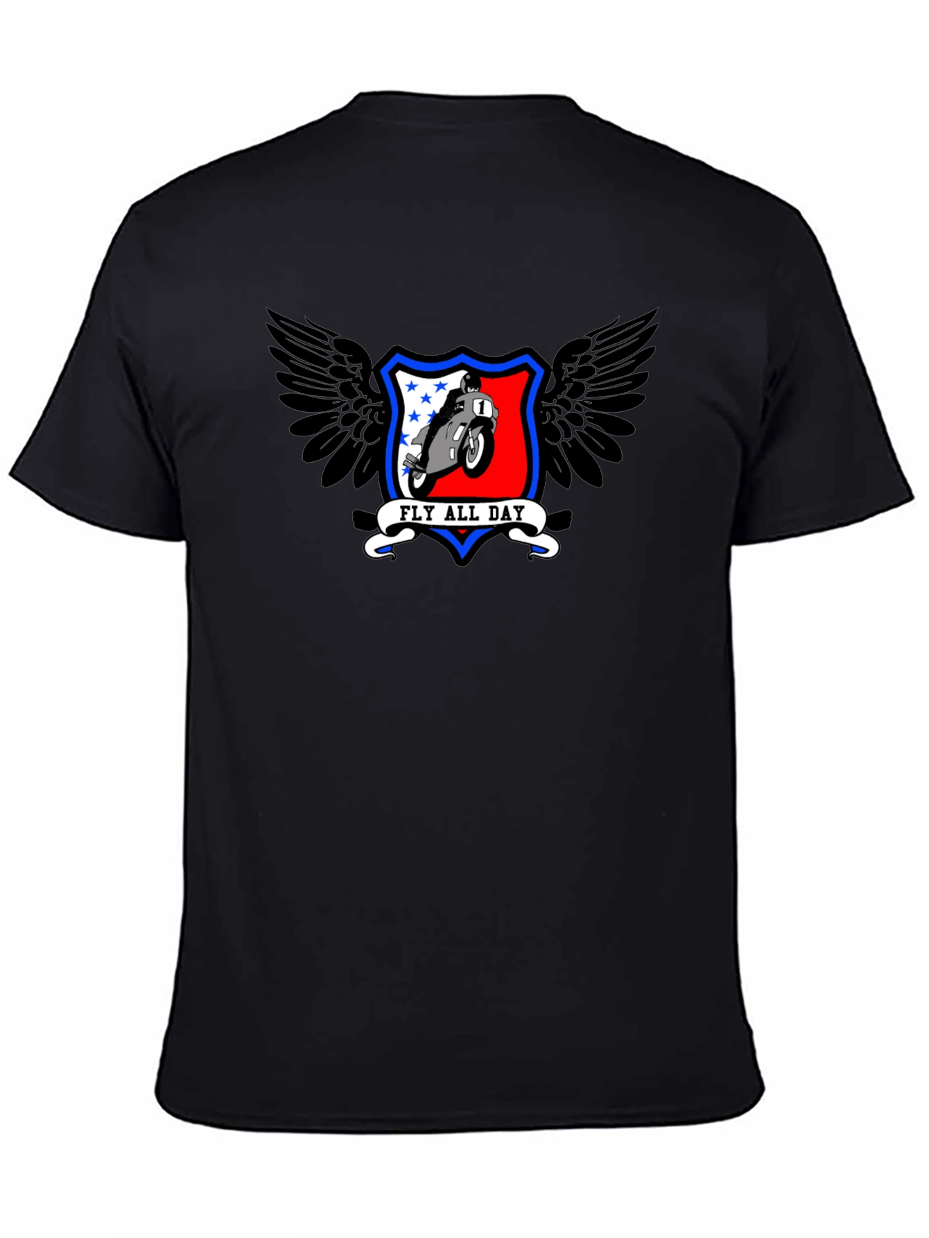 Fly All Day Motorcycle Graphic Tee