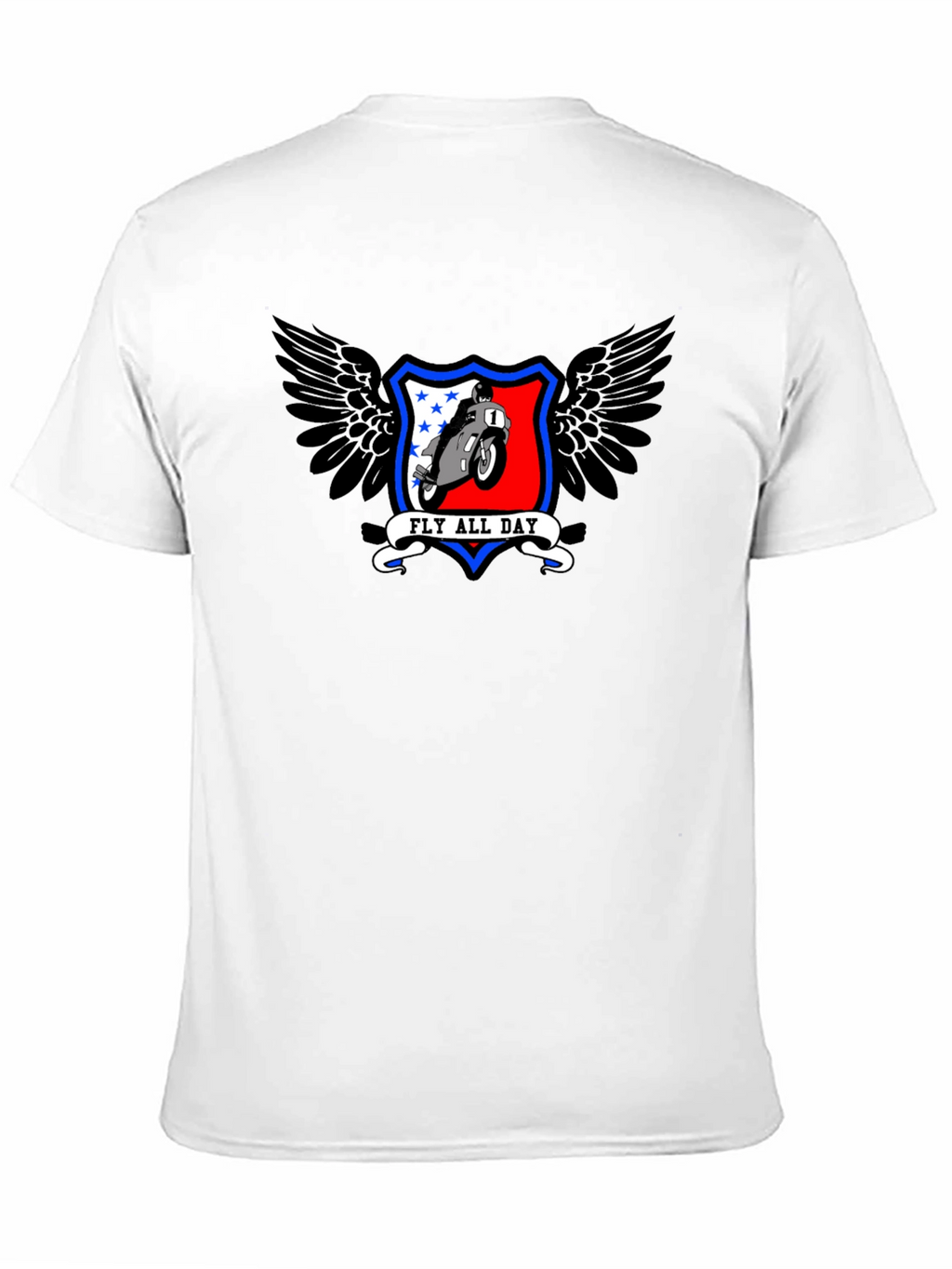 Fly All Day Motorcycle Graphic Tee