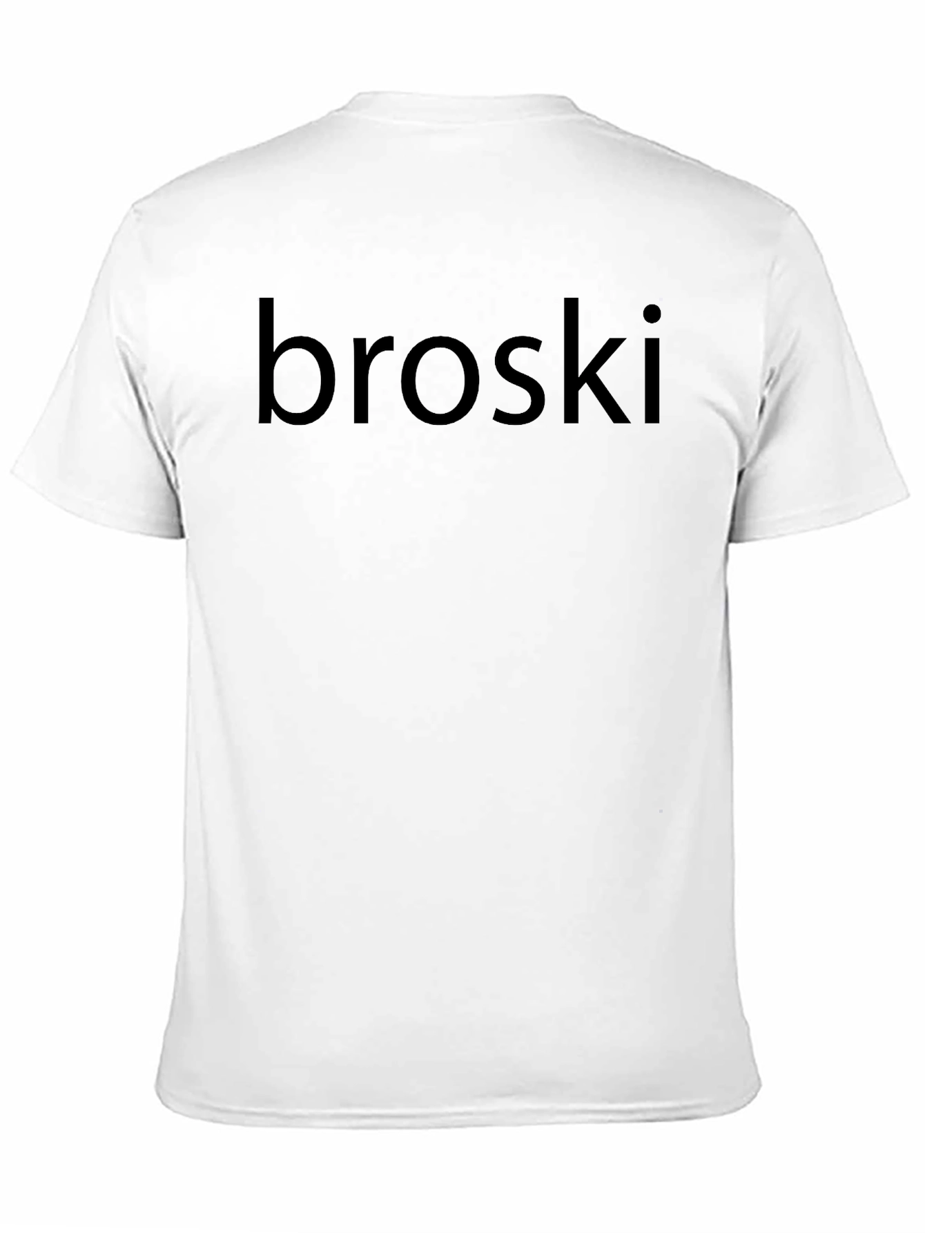 Broski T-Shirt - Casual Black Tee