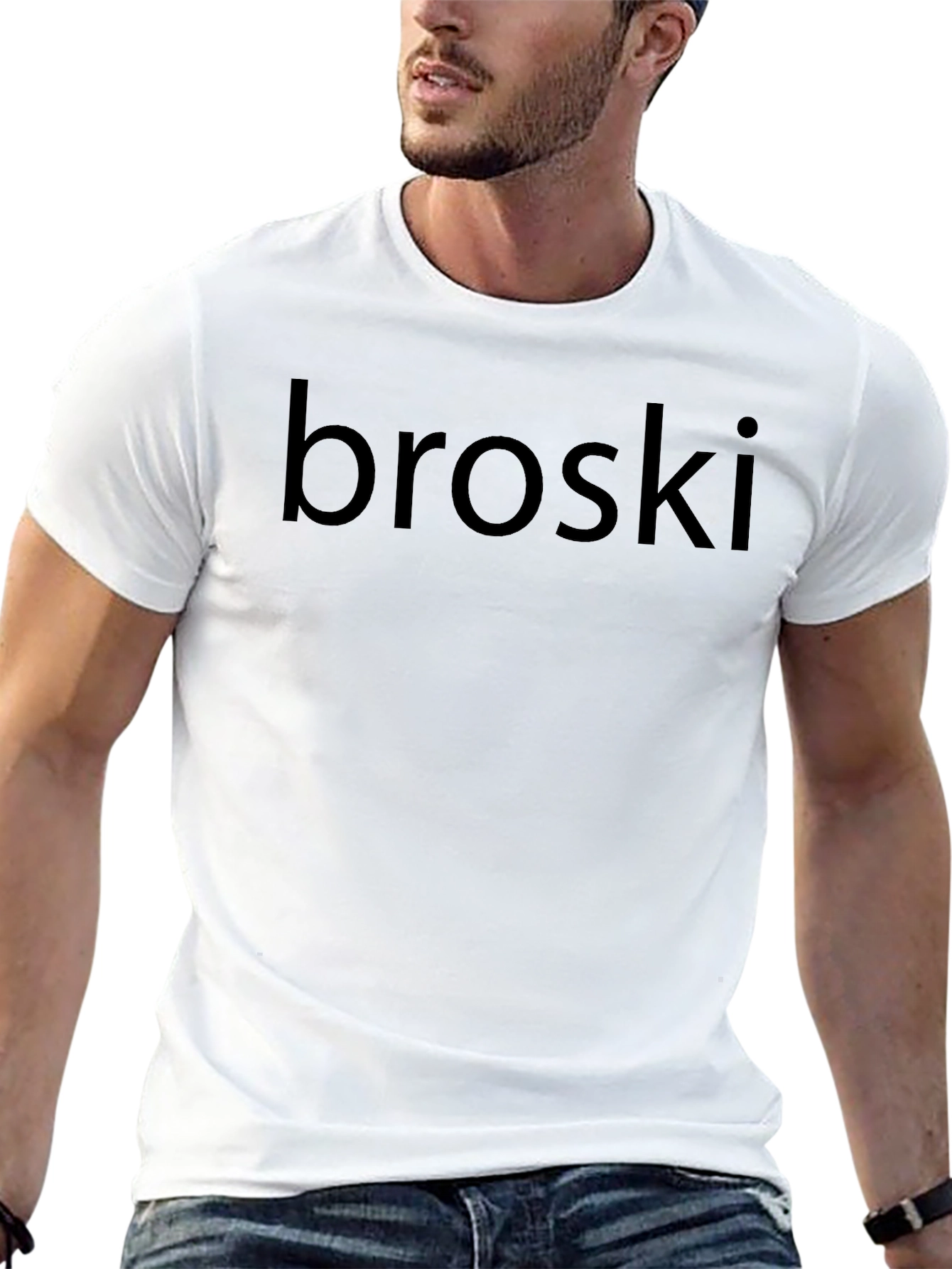 Broski T-Shirt - Casual Black Tee