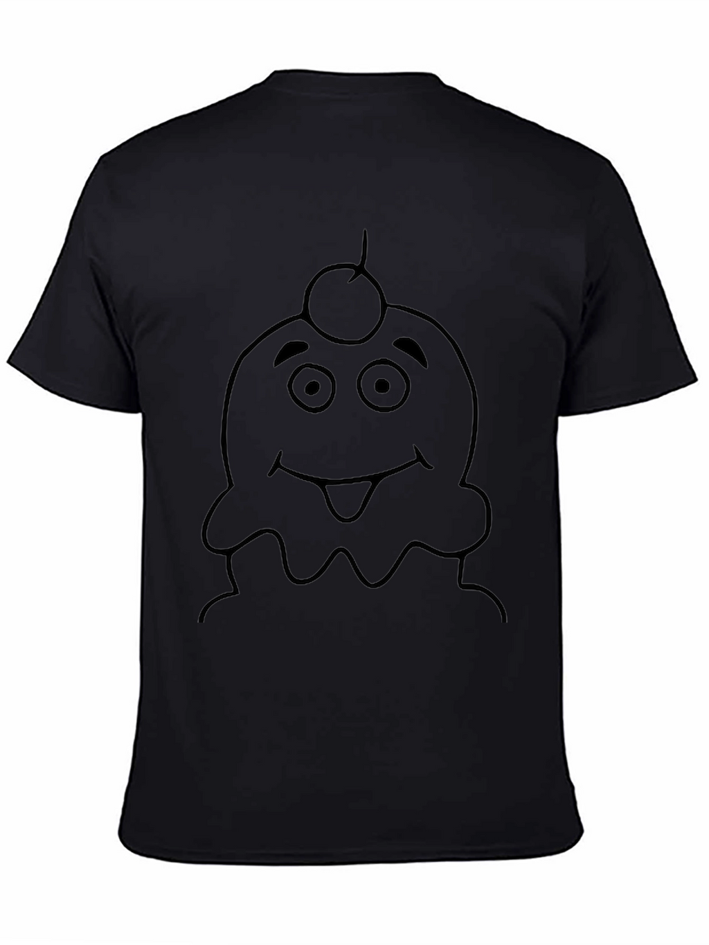 Cartoon Ice Cream Character Graphic Tee