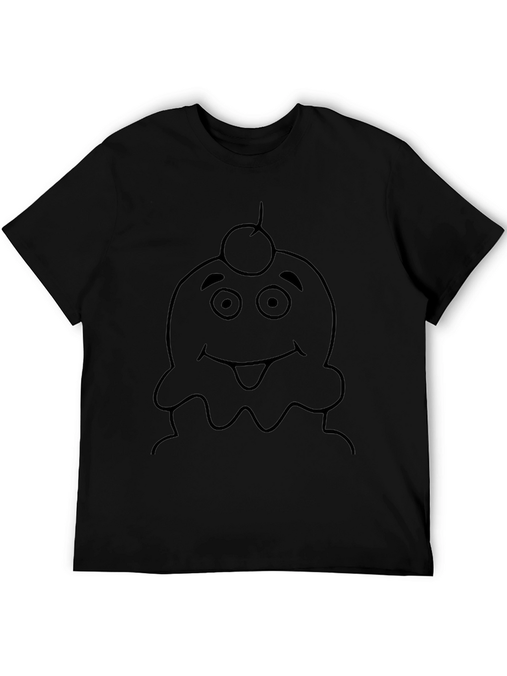 Cartoon Ice Cream Character Graphic Tee