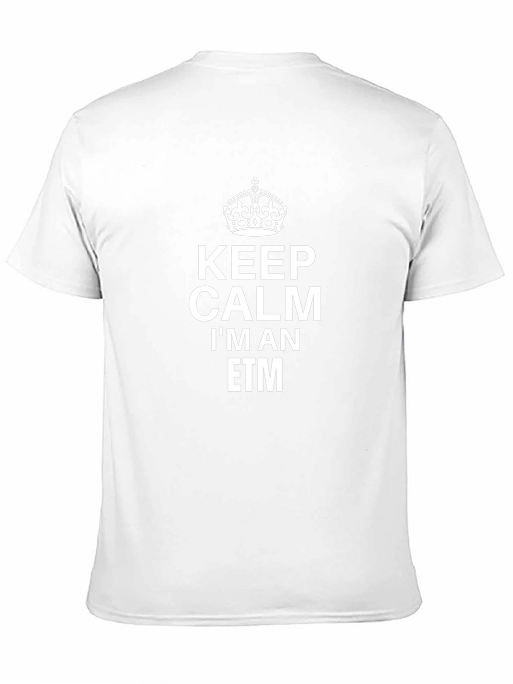 Keep Calm ETM T-Shirt - Black Crew Neck Tee