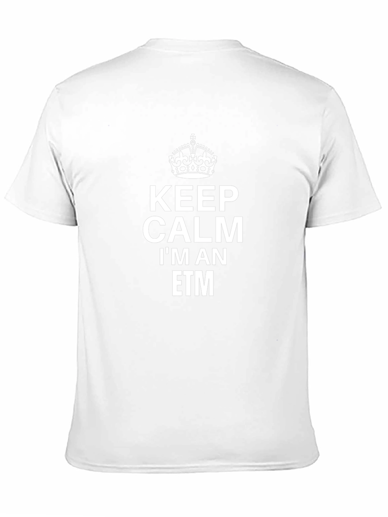 Keep Calm ETM T-Shirt - Black Crew Neck Tee