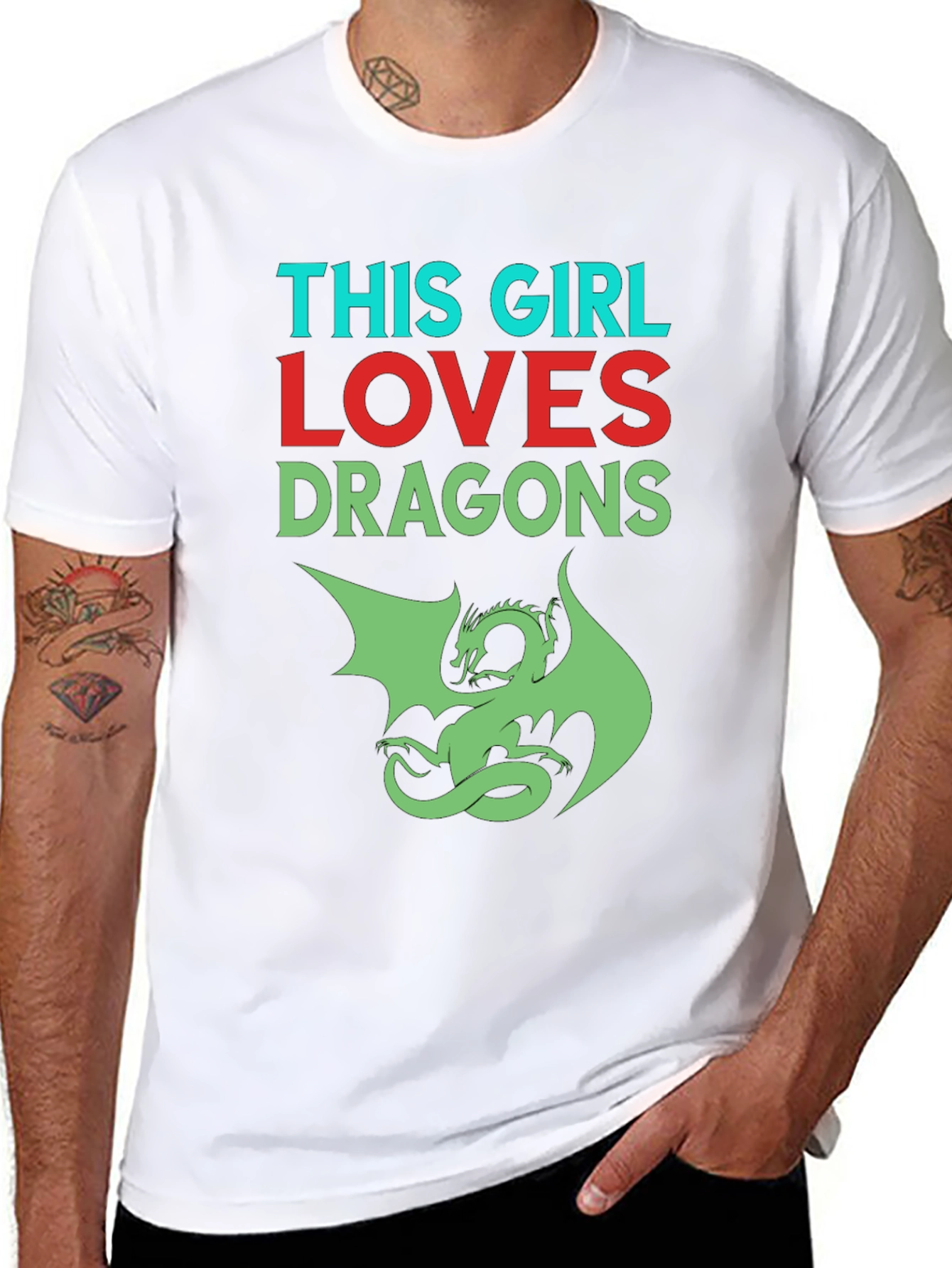 This Girl Loves Dragons T-Shirt