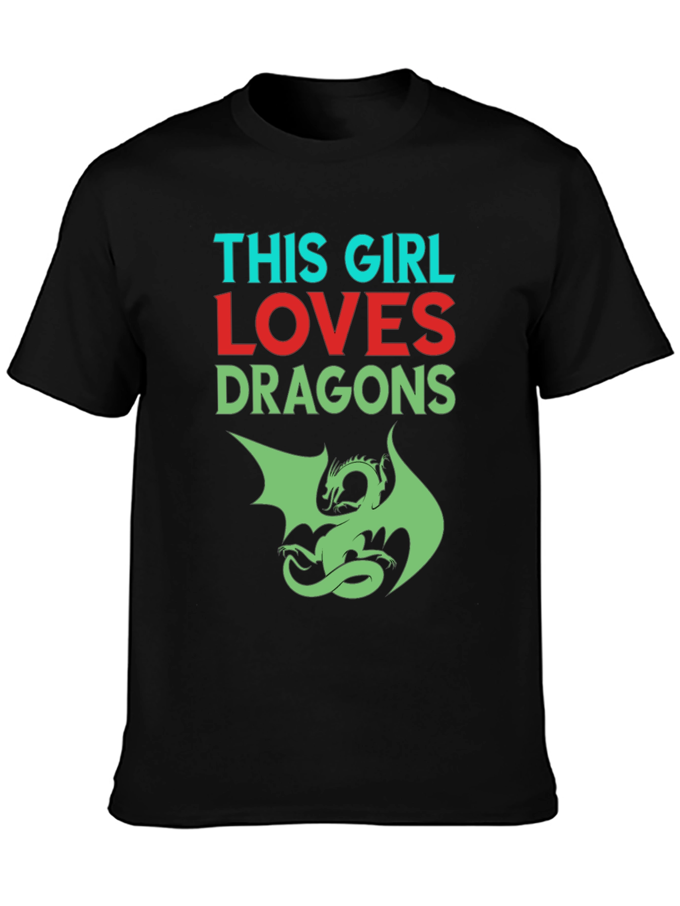 This Girl Loves Dragons T-Shirt
