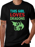 This Girl Loves Dragons T-Shirt