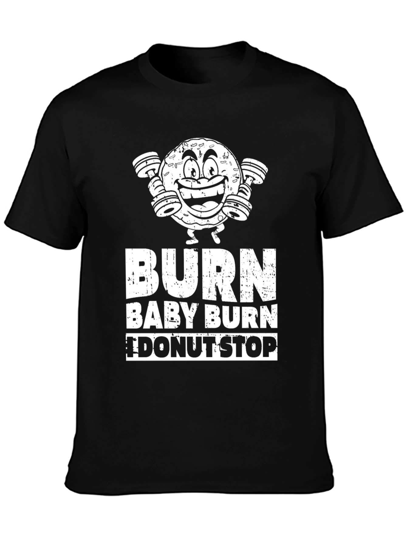 Burn Baby Burn Donut Gym T-Shirt