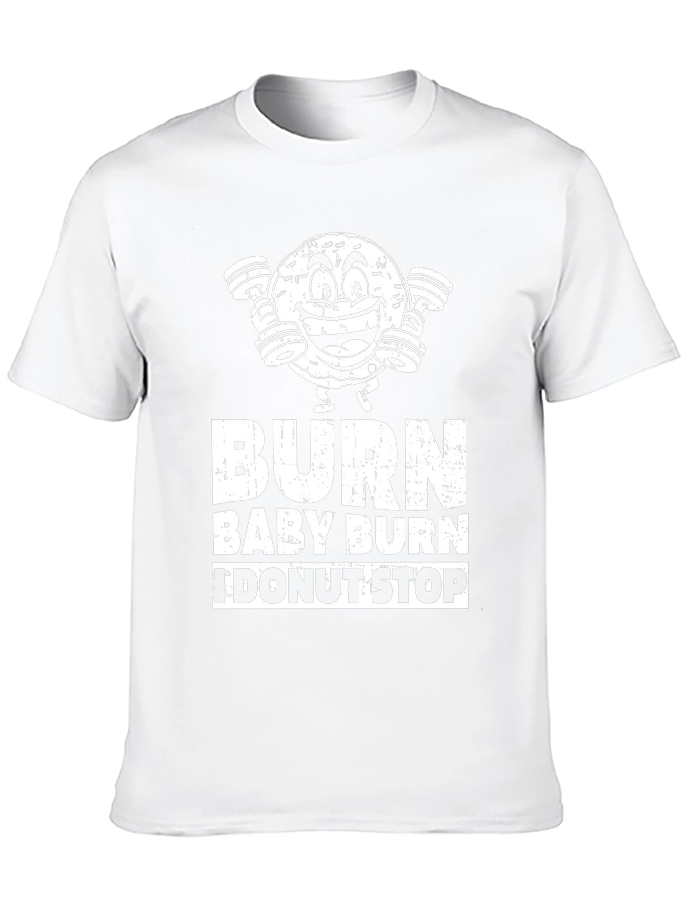 Burn Baby Burn Donut Gym T-Shirt