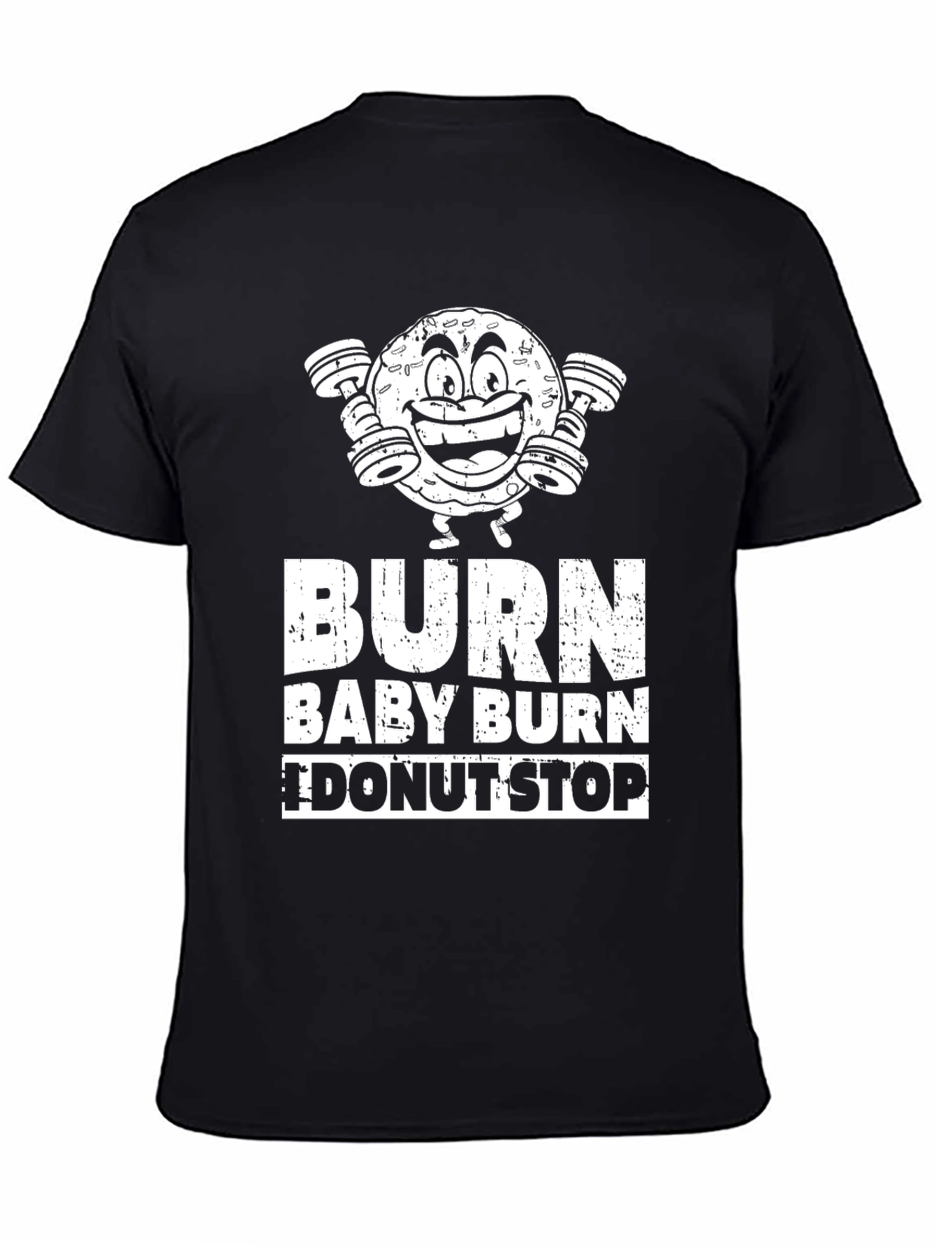 Burn Baby Burn Donut Gym T-Shirt