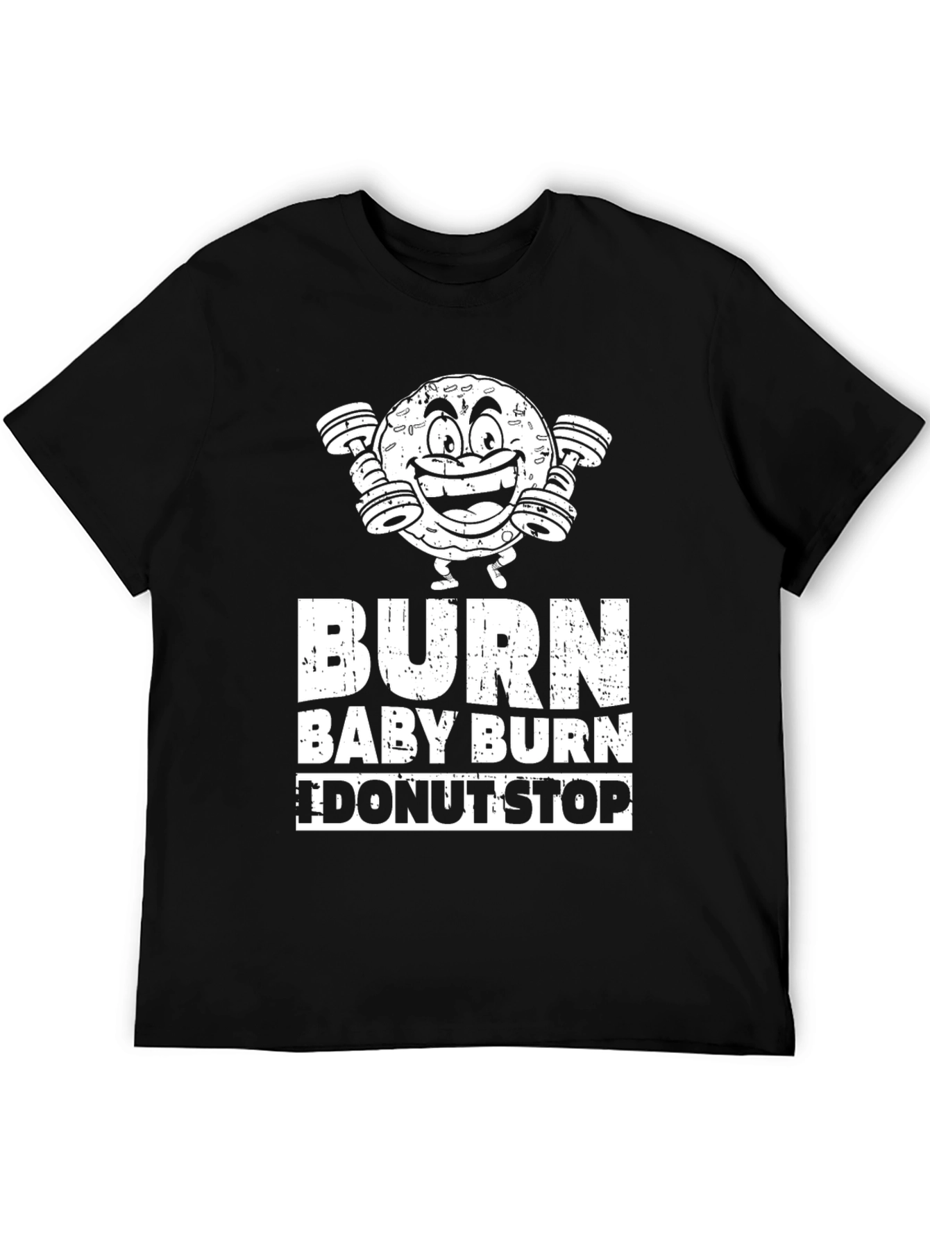 Burn Baby Burn Donut Gym T-Shirt