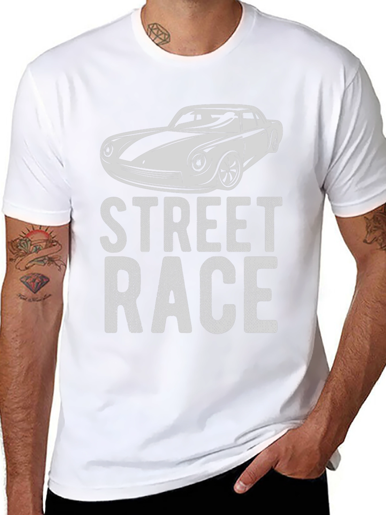 Street Race Car Graphic T-Shirt