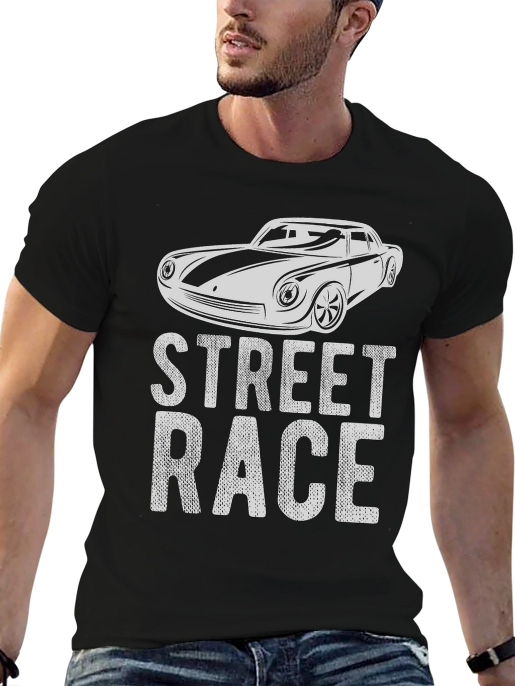 Street Race Car Graphic T-Shirt