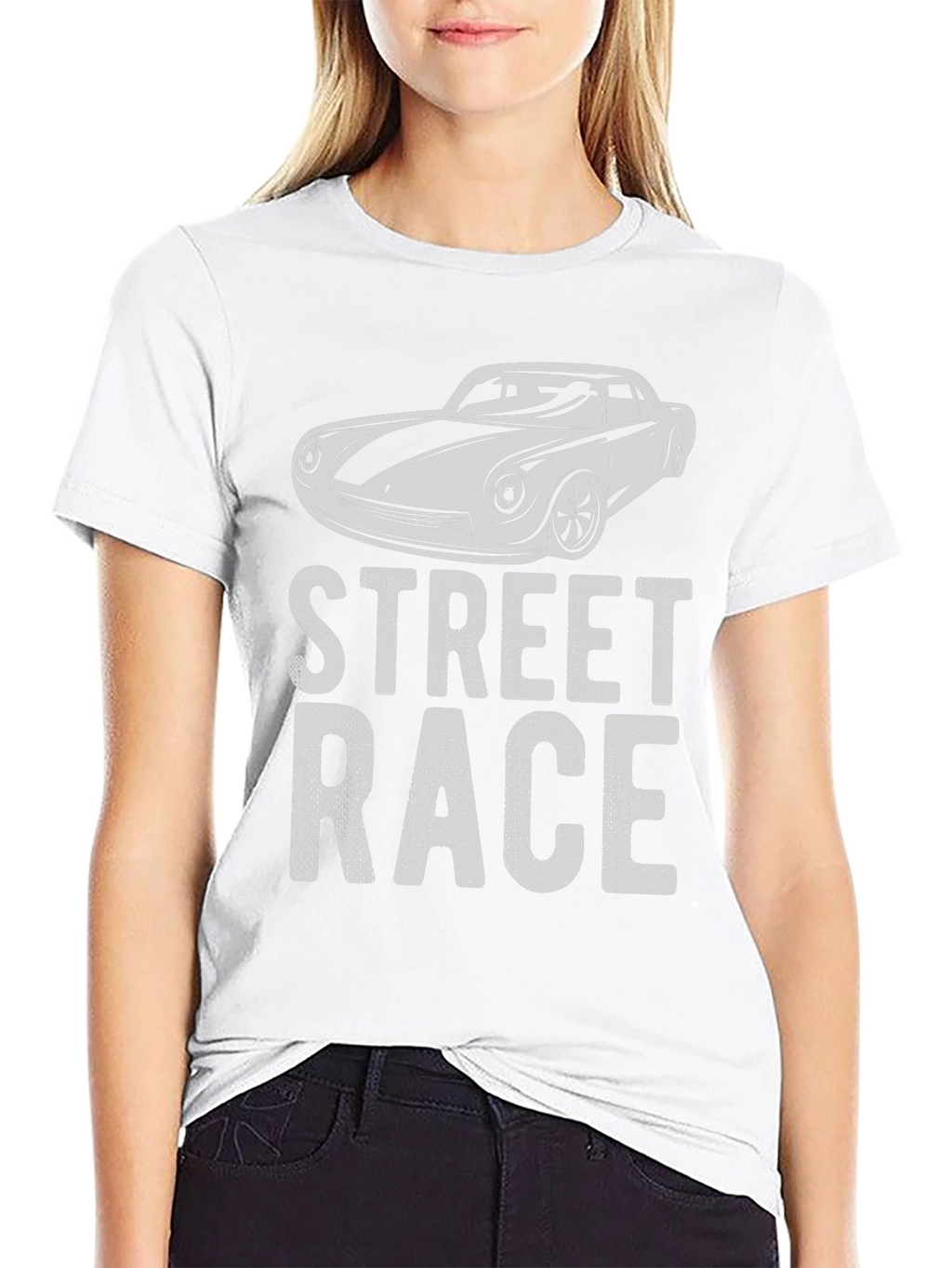 Street Race Car Graphic T-Shirt