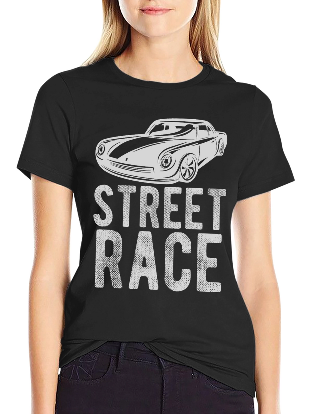 Street Race Car Graphic T-Shirt