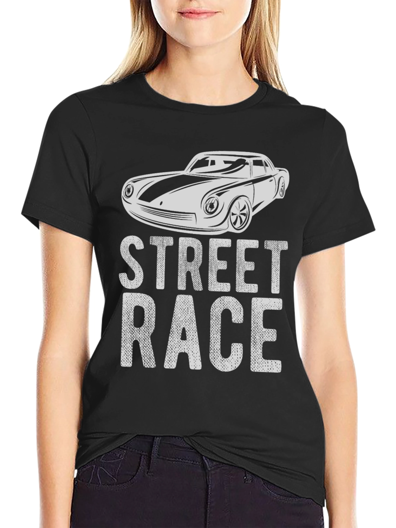 Street Race Car Graphic T-Shirt
