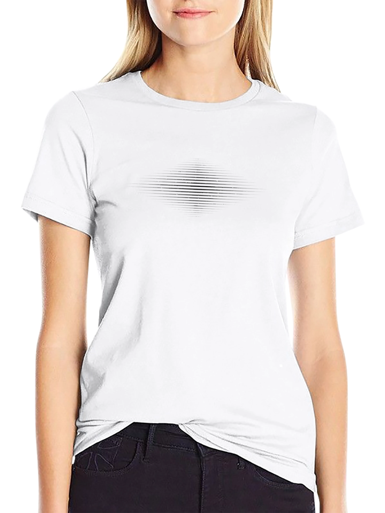 Modern Black Graphic Tee - Minimalist Design